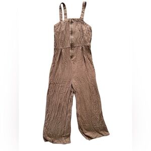 Art Class Juniors Girls Tan Wide Leg Jumpsuit | 10-12 Y